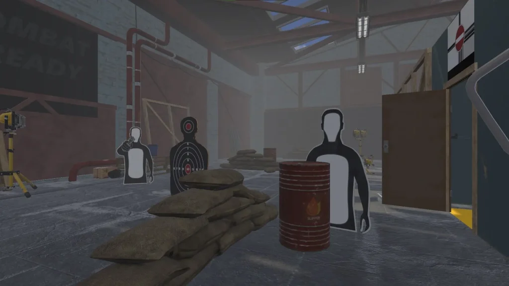 Close Quarters Battle drill for LATRAS simulation