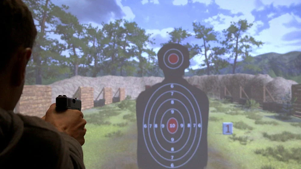 Shooting at LATRAS simulation